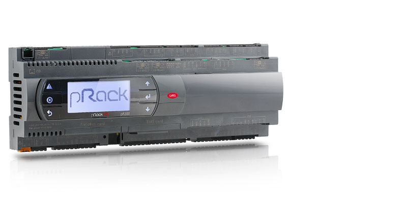 Carel pRack pR100, pR300, pR300T: контроллеры холодильных централей