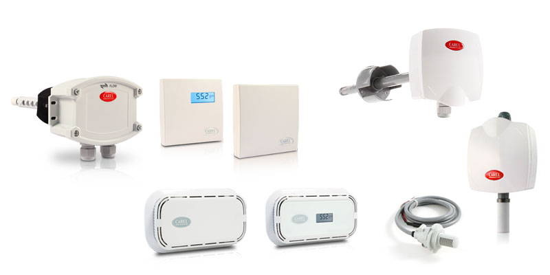 Комнатные датчики T+RH Carel: DPWC, DPDC, ASWC — обзор и подбор